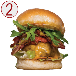 Бургер Nduja Calabria + пържени картофки (350г)