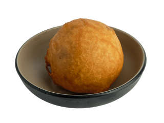 Gelato fritto al gusto vaniglia