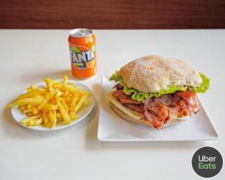 Menú Bocadillo Beicon Completo 