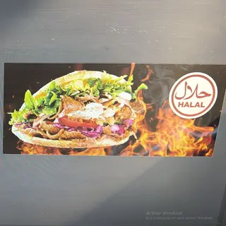 Menu panpita  doner de pollo