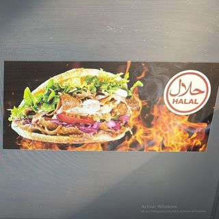 Menu panpita  doner de pollo