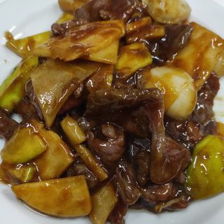 Ternera con salsa de ostras