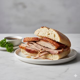 Bocadillo De Pata Asada