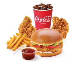 ЧИКЕН БУРГЕР ПРЕМЬЕР КОМБО УВЕЛИЧЕННЫЙ