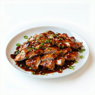 66- Pollo con salsa teriyaki