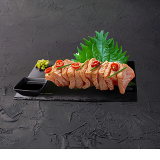 Sashimi Tataki Salmón, 8 piezas