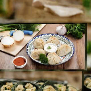 Манты с говядиной