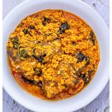 Egusi Soup + Swallow