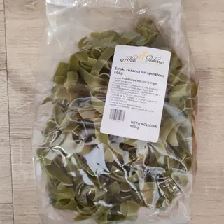 Široki rezanci sa špinatom 500 g