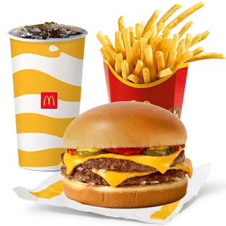 Meniu Maxi Dublu Cheeseburger