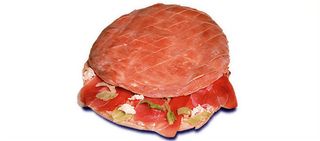 Pan De Arabo Jamón Serrano (30 cm.)
