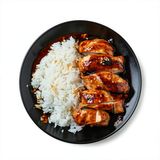 32. Pollo Envuelto Con Arroz En Salsa De Soja