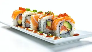 Uramaki salmon jalapeno
