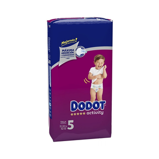 Dodot Activity Jumbo Pack Talla 5 52 Uds.