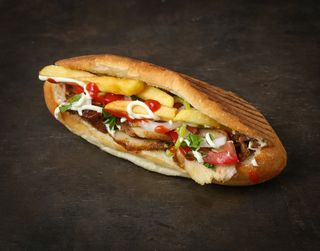 Խոզի շաուրմա հացով