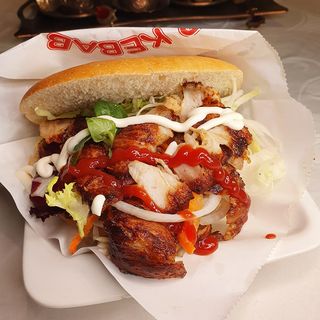 Pita kebab de pollo
