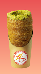 კლასიკური ტრდელნიკი ვანილის კრემით და  ფისტათი