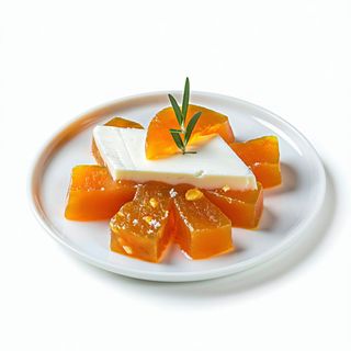 Dulce de Papaya con Queso Blanco