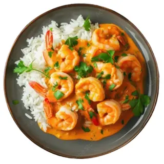Gambas biryani