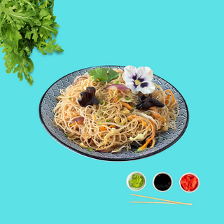 Massa Fina com Vegetais