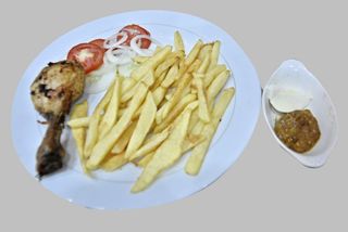 Poulet + Frite Pomme De Terre