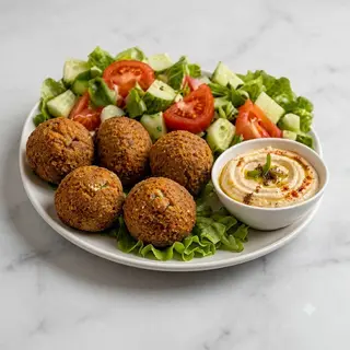 Falafel Con Ensalada (5 Uds.)