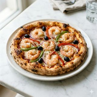 Pizza De Gambas