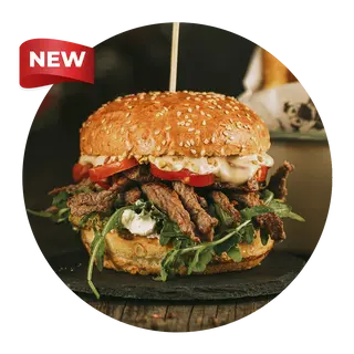 Steakhouse Beef Bites burger + domaći krumpirići