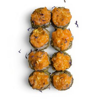 Roll Tempura con Tartar de Salmón (300g)