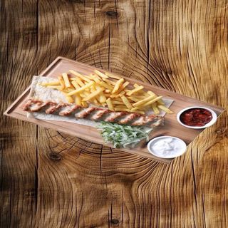 Հավի քաբաբ ֆրիով