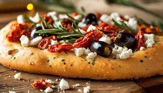 Foccacia z oliwkami  - 32 cm