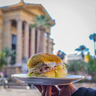 Panino cotto e mozzarella