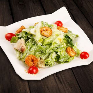 Салат Цезарь с креветками (250 гр.)