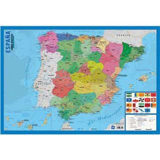 Lámina Educativa Erik Mapa De España - 8435107835750