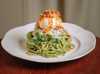 Bigoli verdi Burrata