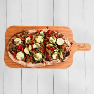 Pinsa clásica vegetariana