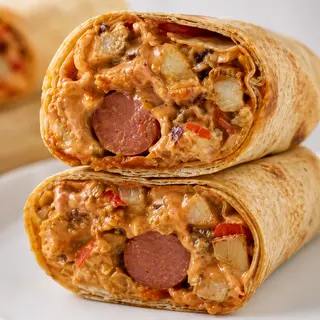 Premium Beef Shawarma + 1 Sausage