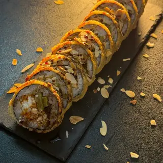 Tatar łosoś tempura 12 szt.
