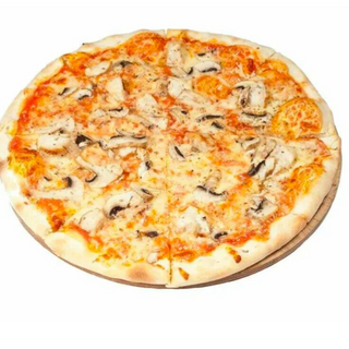 Пицца с курицей и грибами