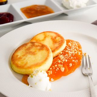 Сирники з абрикосовим джемом