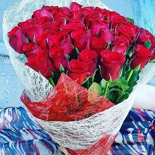 30 ცალი ჰოლანდიური ვარდი, შესაძლოა შეიცვალოს შეფუთვა