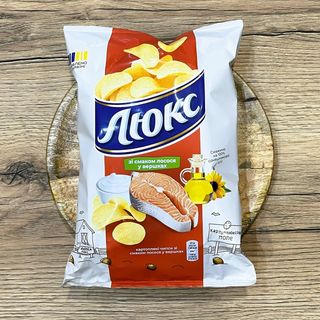  Chipsy Luks o smaku Łososia 125g