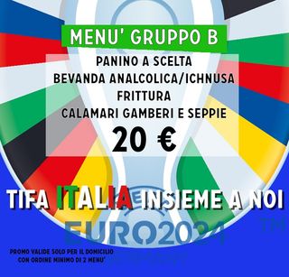 2 Menù gruppo Panino+frittura mista