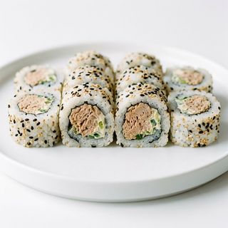 Uramaki tonno sott'olio