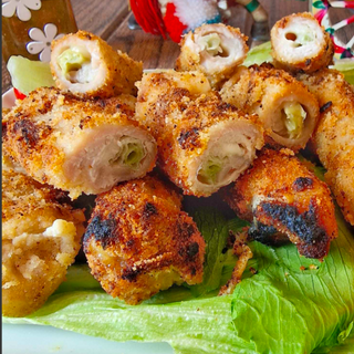 Involtino di cipolla e formaggio 