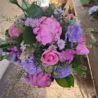 Bouquet toni rosati 