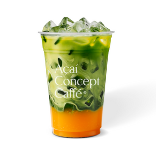 Iced Matcha de Naranja