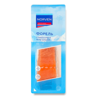 Форель Norven філе шматок слабосолена (130г)