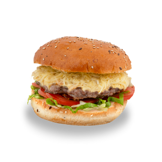 50 50 Burger s pomfritom