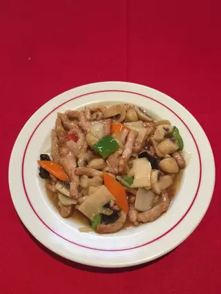 Porco com piri - piri
